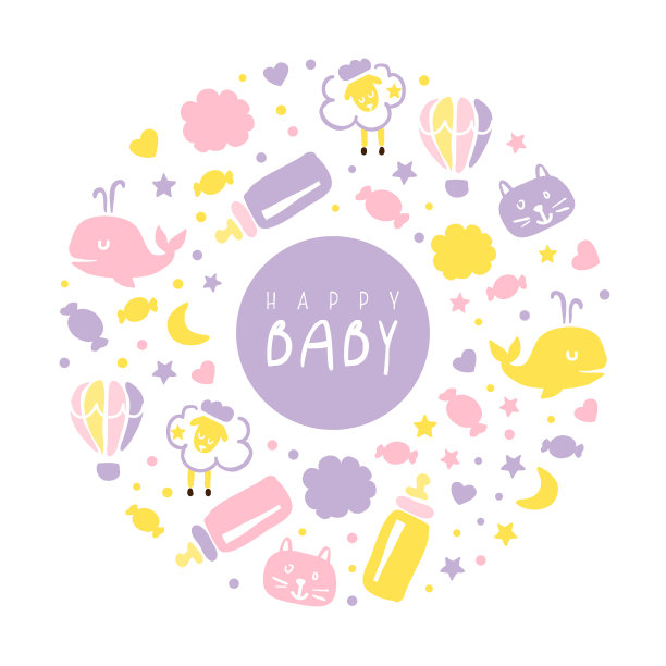 快乐巴纳模板儿童产品和图片下载