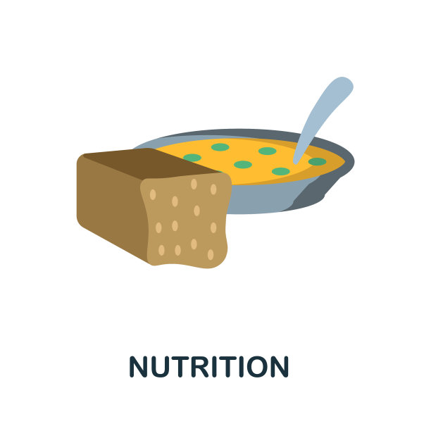 营养平面图标颜色填充简单图片下载