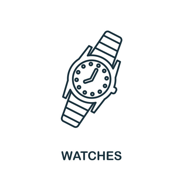 手表图标的简单元素来自珠宝图片下载