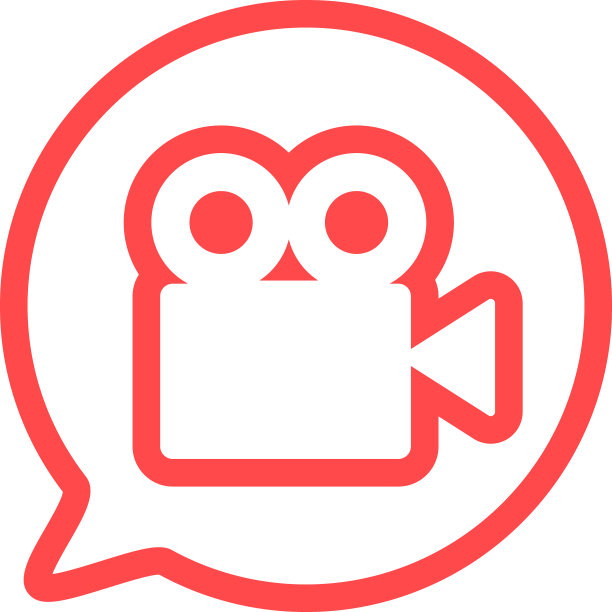 摄像头剪影方形图标图片下载