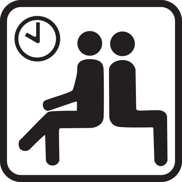 时间概念定时器二人形象图片下载