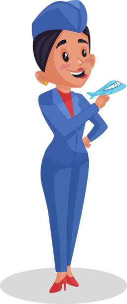 空姐卡通图片下载