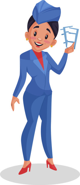 空姐卡通图片下载