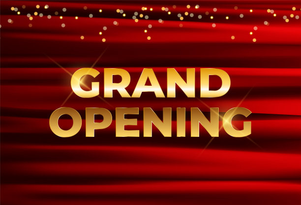 盛大的开幕卡背景eps10图片下载