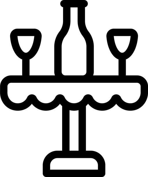 约会餐桌素材图片