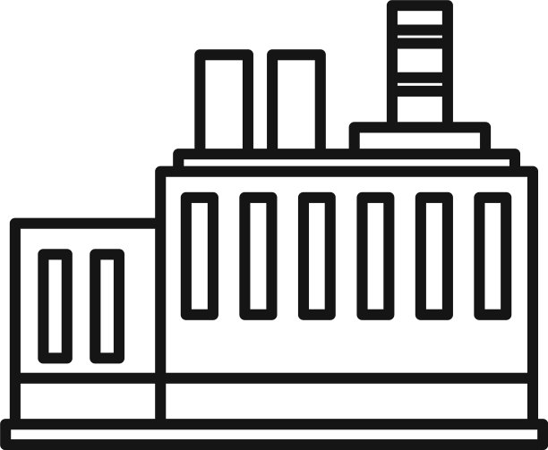 垃圾回收工厂图标轮廓风格图片下载