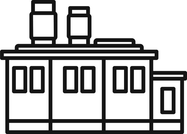 动力回收工厂图标轮廓风格图片下载