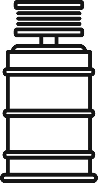 酿酒师桶图标轮廓风格图片下载