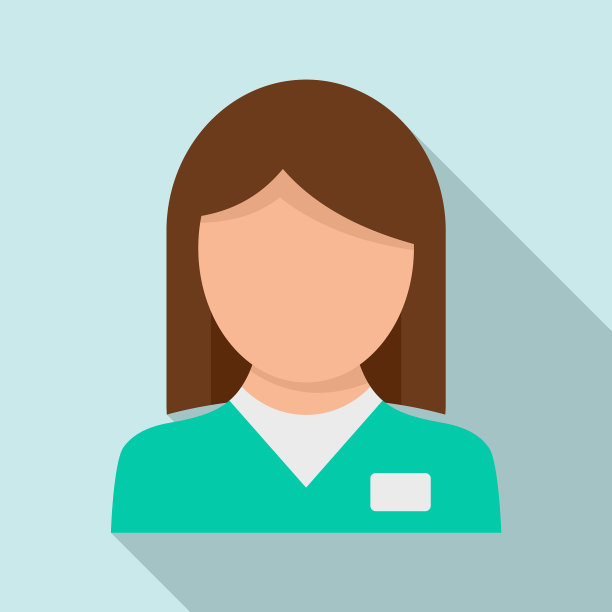 激光脱毛医生图标平坦风格图片下载