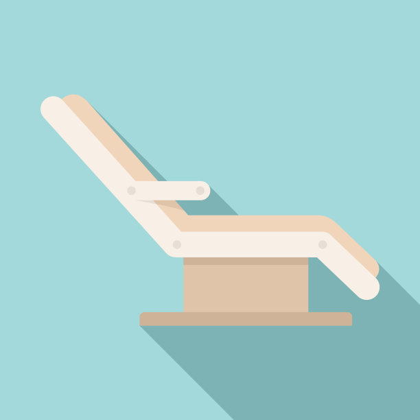 脱毛水疗椅图标平风格图片下载