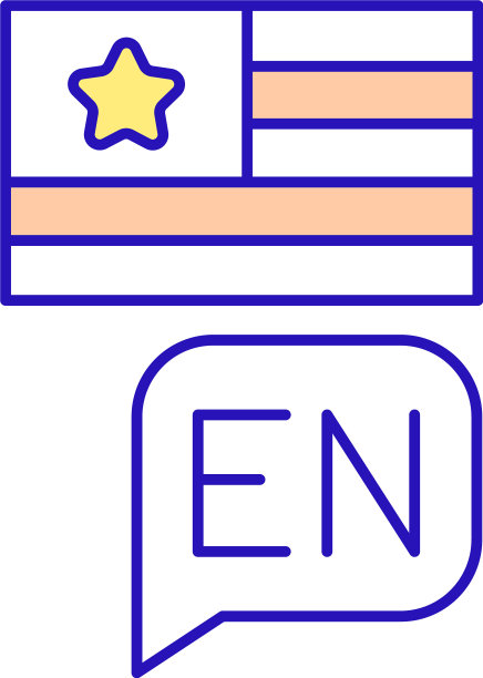 美式英语品种RGB彩色图标图片下载