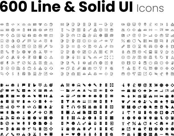 基本的web和应用程序UI图标设置图片下载