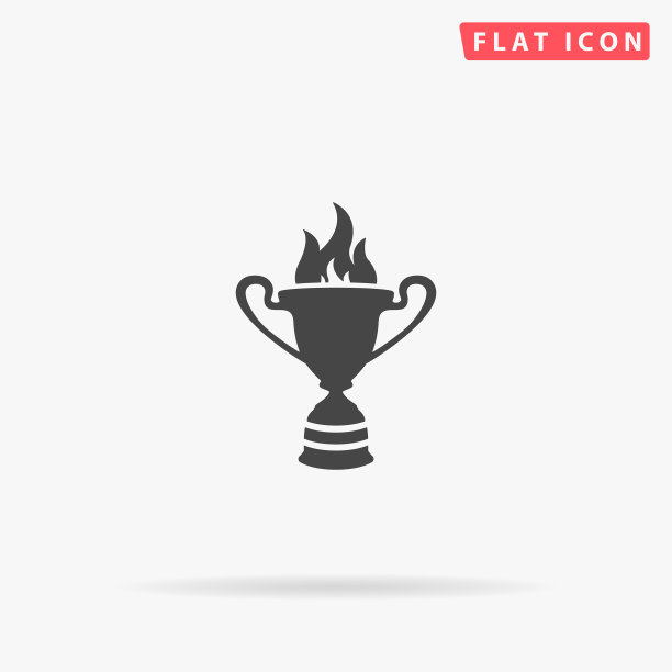 火焰杯平面图标图片下载