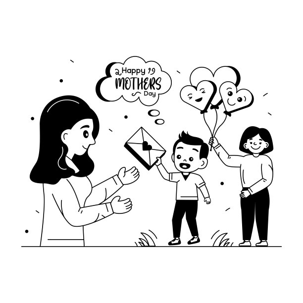 母亲节的气球图片下载