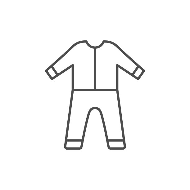 睡衣或睡衣线轮廓图标图片下载