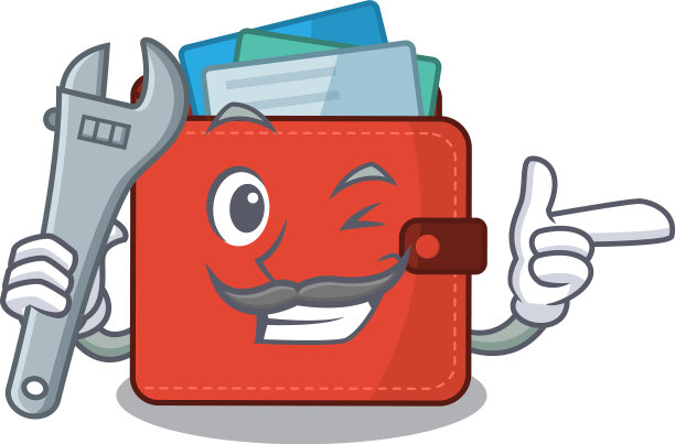 一个漫画图片卡钱包作为一个图片下载