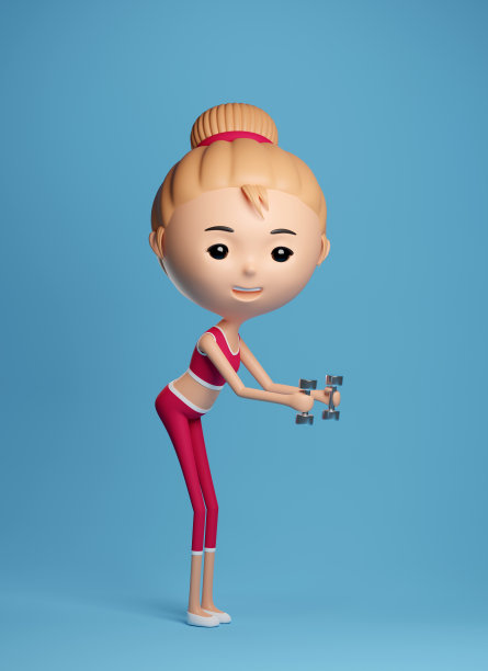 可爱健康的女孩图片下载