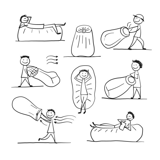 Lamzac户外充气床充气沙发手册图片下载