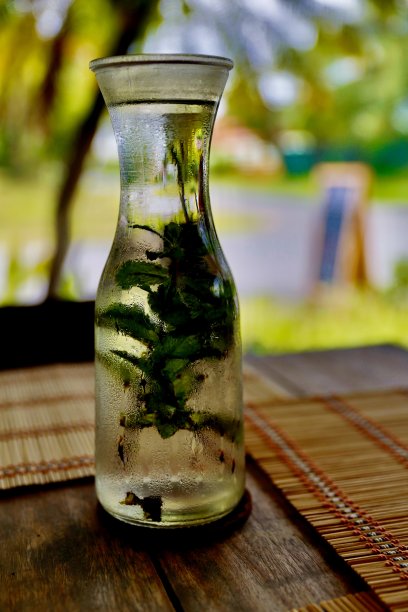 凉水加薄荷叶图片下载