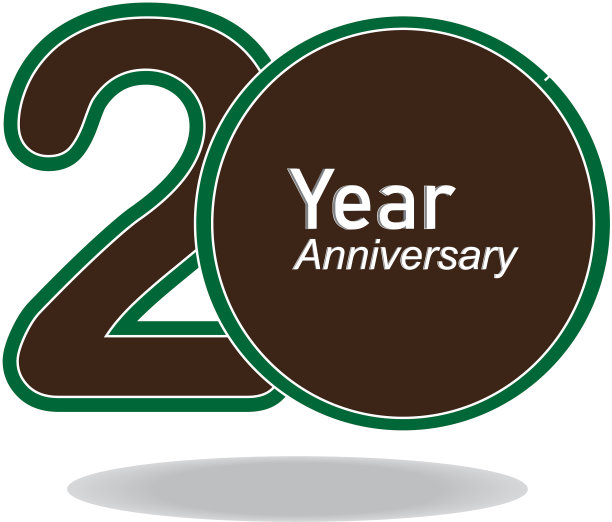 20周年标志模板设计图片下载