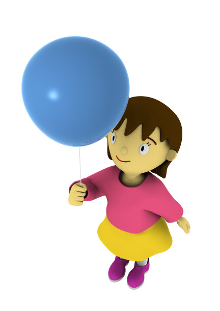 气球的女孩图片下载