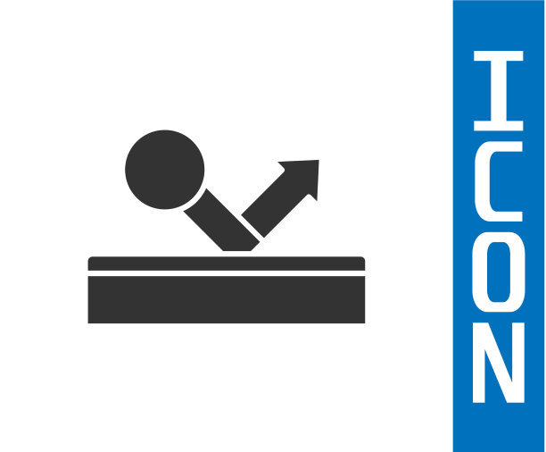 灰色台球池斯诺克球与数字8图标图片下载