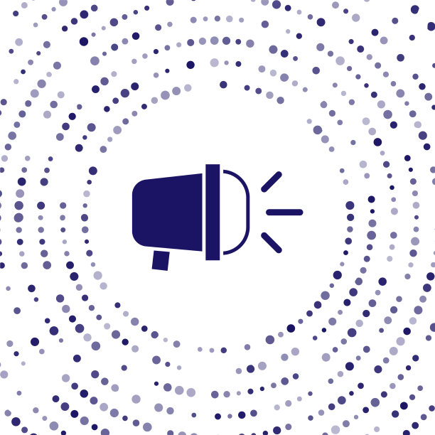 蓝色自行车头灯图标隔离在白色图片下载