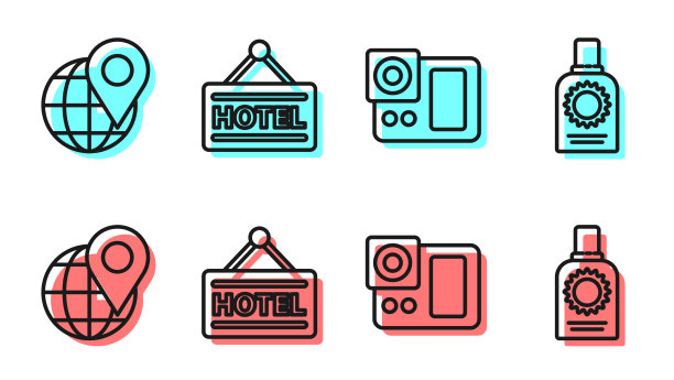 在地球仪上设置直线相机位置图片下载