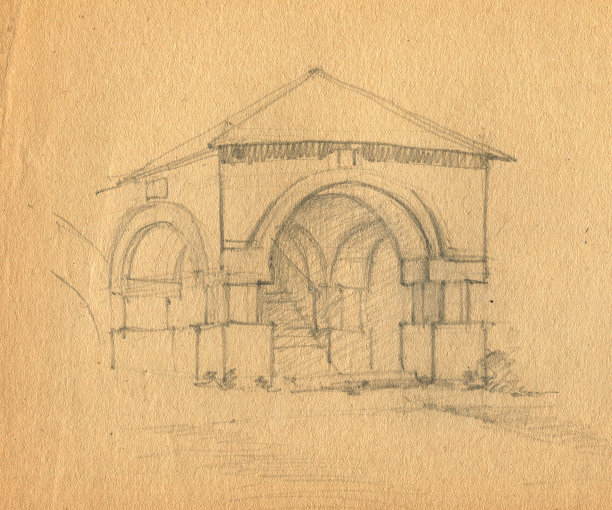 老玄关草图图片下载