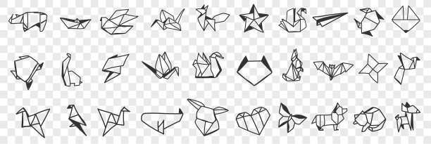 折纸装饰纸涂鸦集图片下载