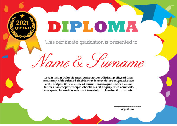 毕业证书颁发模板图片下载