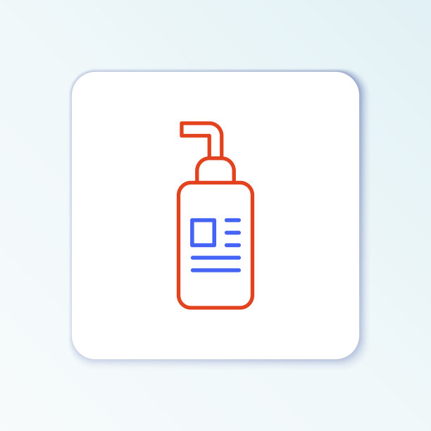 线霜或乳液化妆品管图标隔离图片下载