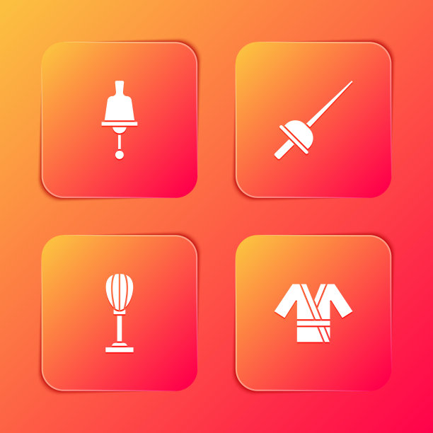 设击剑沙袋和摇铃图片下载