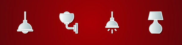 设置灯悬挂壁灯或吊灯图片下载