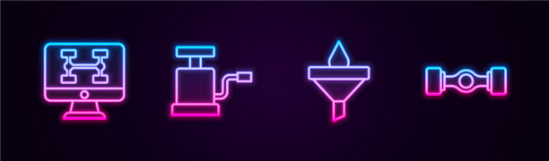 设置线诊断汽车状况，汽车空气图片下载