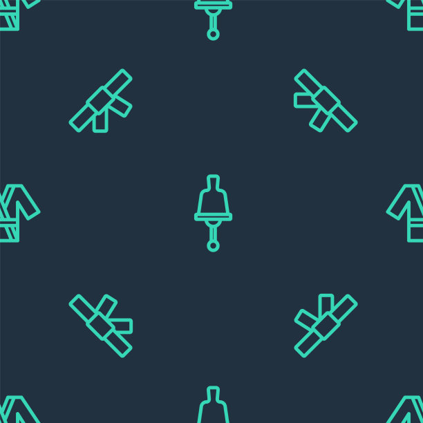 设空手道黑腰带响铃和线图片下载