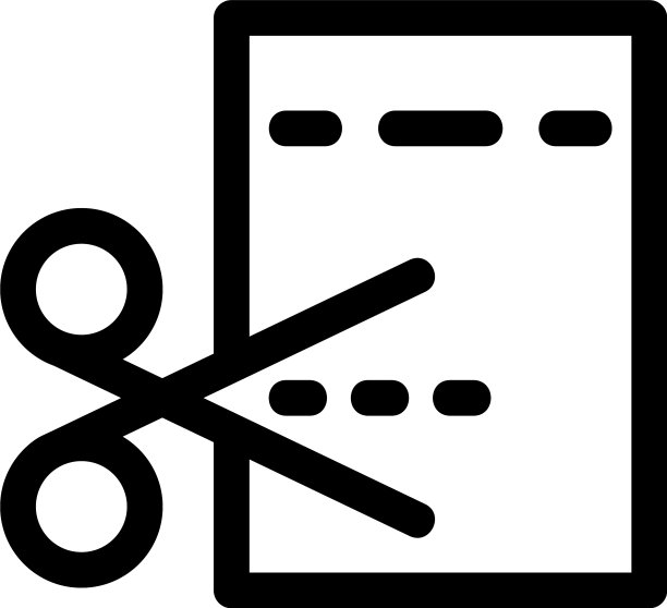 切割价格图标或标志孤立符号图片下载