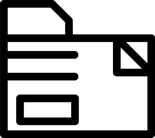 文件夹图标或Logo独立标志符号图片下载