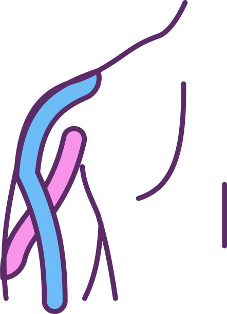 治疗二头肌疼痛RGB颜色图标图片下载