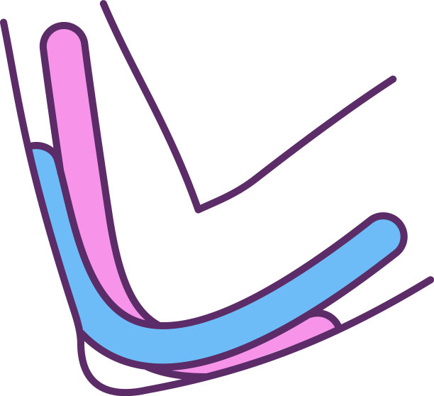 运动胶带RGB颜色图标图片下载