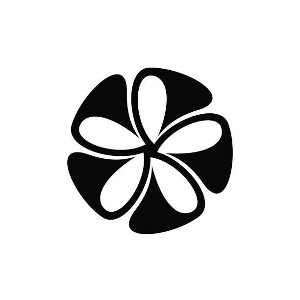 鸡蛋花图标标志模板图片下载