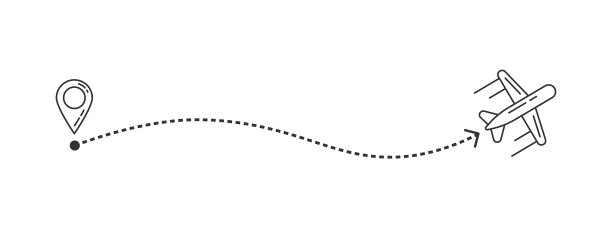 飞机旅行概念与地图引脚飞行图片下载
