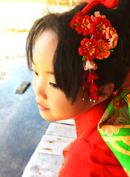 和服和发饰图片下载