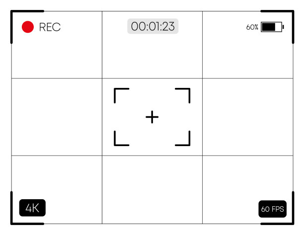 相机水平取景器模板上为白色图片下载