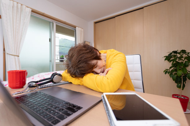 高级女性在线会议图片下载