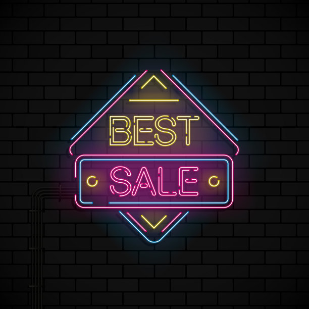霓虹灯提供模板的折扣和最好的销售图片下载