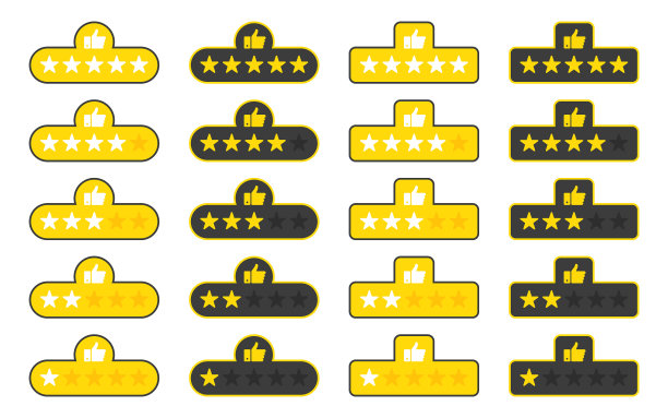 五星四集客户产品评级图片下载