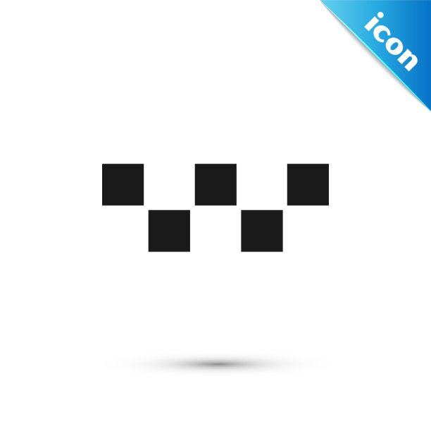 灰色出租车旋转孤立在白色图片下载