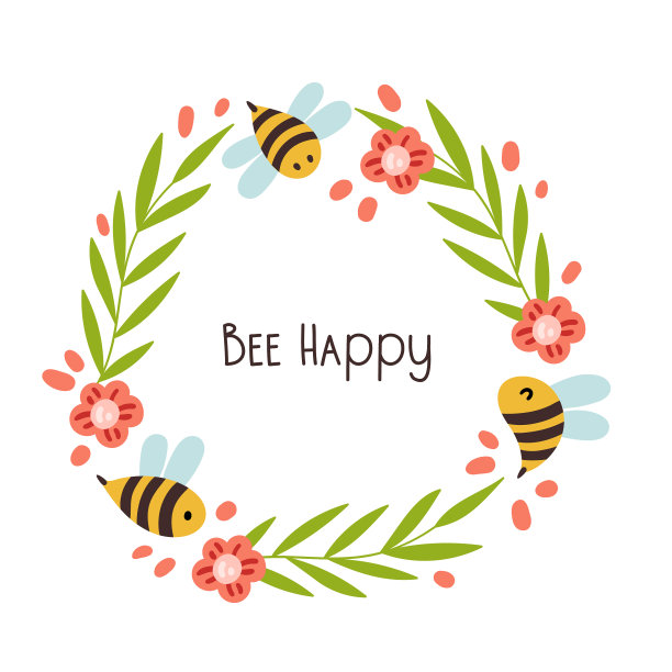 春天花圆形框架或花环图片下载