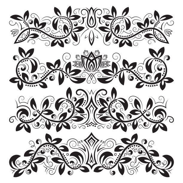 设计装饰元素复古标题图片下载